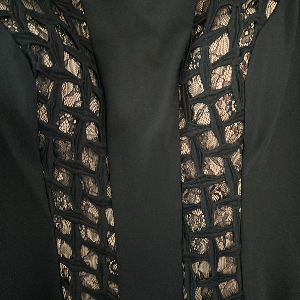 Jovani Prom 39367 Black/Nude Size 14 - Picture 4 of 7